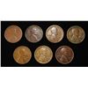 Image 1 : (7) SEMI KEY LINCOLN WHEAT CENTS