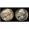 Image 1 : 1950 PROOF & 1950-D BU JEFFERSON NICKELS