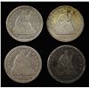 Image 1 : 1854, 1855, 1874, 1875-S SEATED QUARTERS