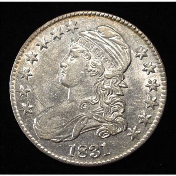 1831 BUST HALF DOLLAR CH AU