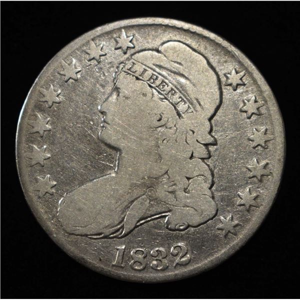 1832 BUST HALF DOLLAR FINE