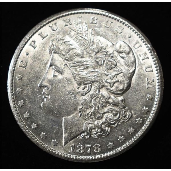 1878-CC MORGAN DOLLAR AU/BU