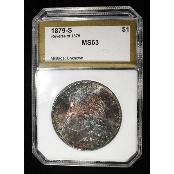 1879-S REV. 78 MORGAN DOLLAR CH/GEM BU SCARCE