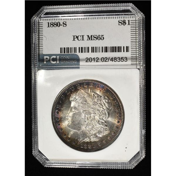 1880-S MORGAN DOLLAR PCI GEM BU