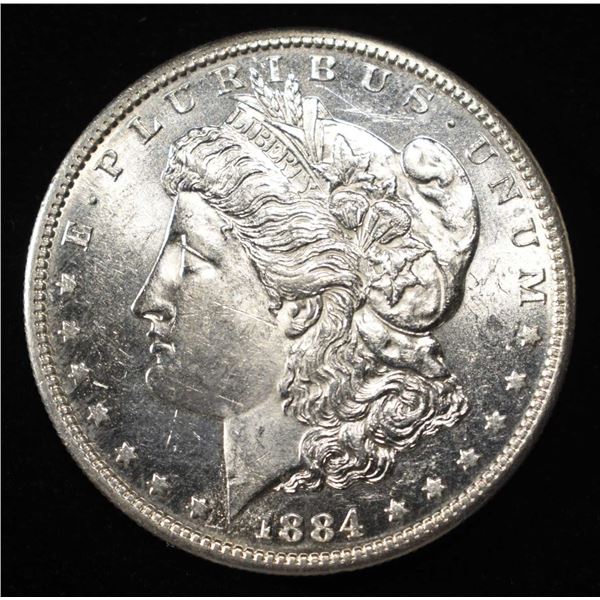 1884-S MORGAN DOLLAR BU