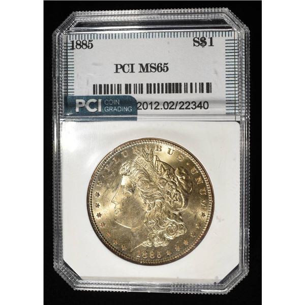 1885 MORGAN DOLLAR PCI GEM BU