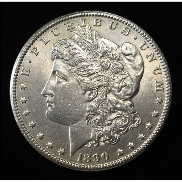 1890-CC MORGAN DOLLAR AU/BU