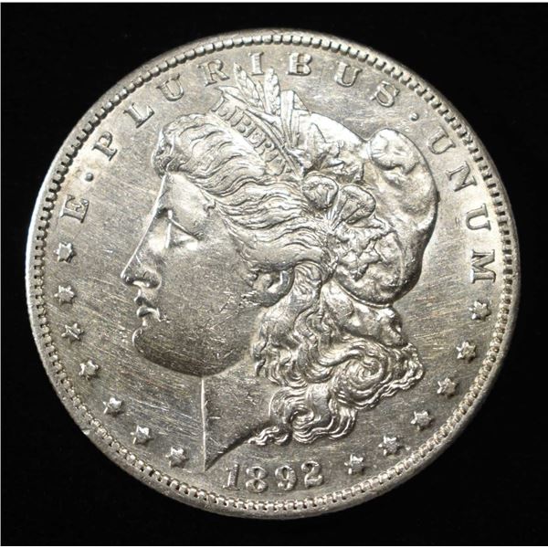 1892-S MORGAN DOLLAR AU