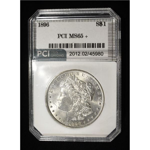 1896 MORGAN DOLLAR PCI GEM BU