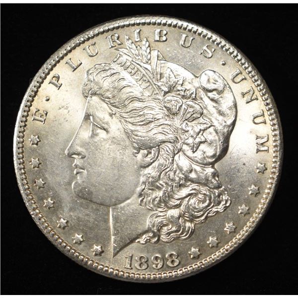 1898-S MORGAN DOLLAR CH BU