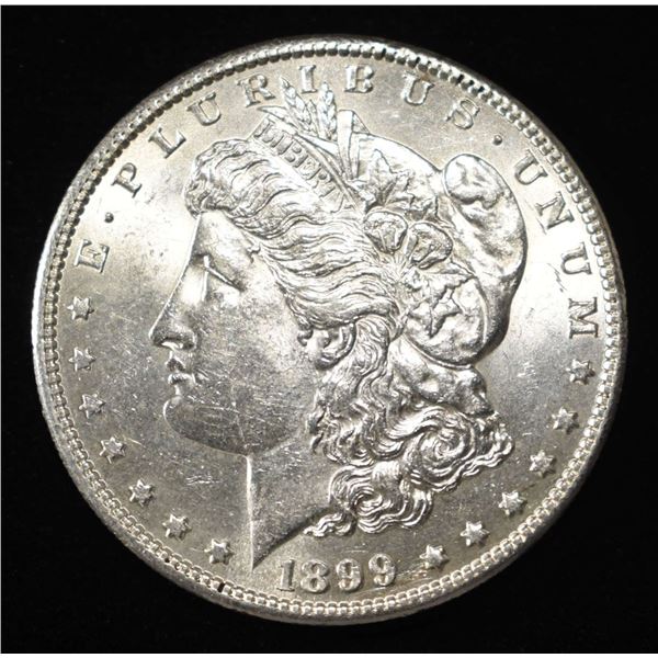 1899-S MORGAN DOLLAR AU/BU