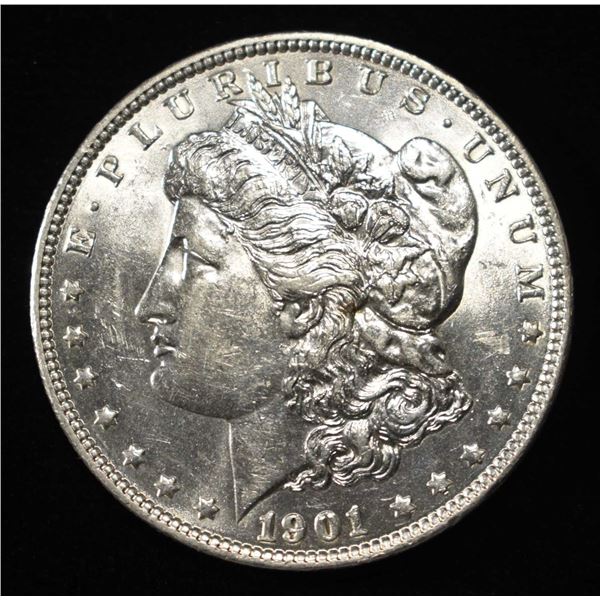 1901 MORGAN DOLLAR AU/BU