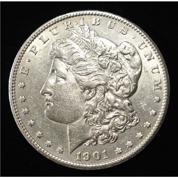 1901-S MORGAN DOLLAR AU/BU