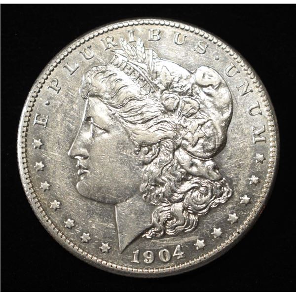 1904-S MORGAN DOLLAR CH AU