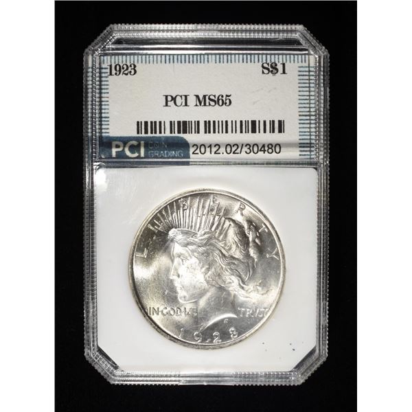 1923 PEACE DOLLAR PCI GEM BU