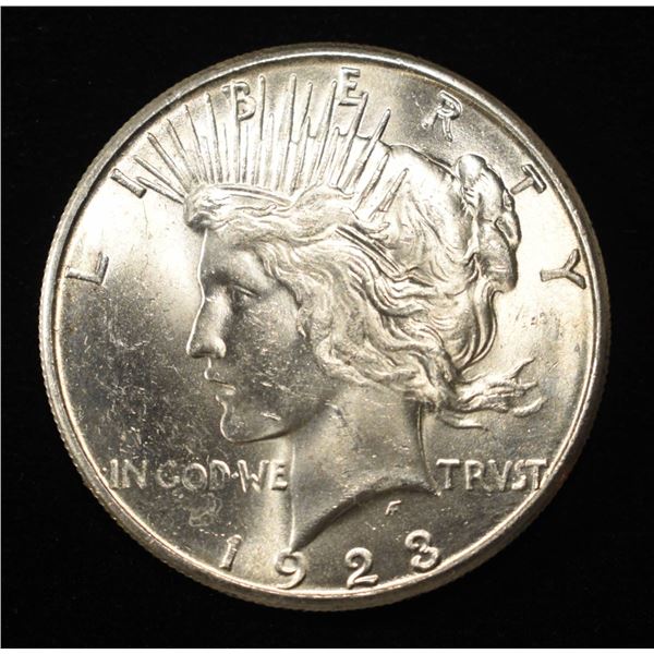 1923-S PEACE DOLLAR CH/GEM BU