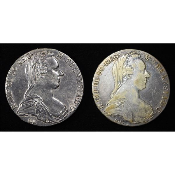 (2) MARIA THEREA TAYLOR COINS