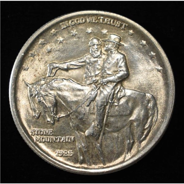 1925 STONE MOUNTAIN COMMEM HALF DOLLAR CH/GEM BU
