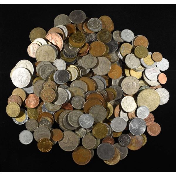 5 LBS MIXED FOREIGN COINS