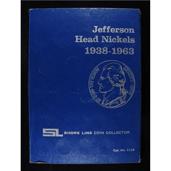 PARTIAL BU JEFFERSON NICKEL W/ 4 WAR NICKELS