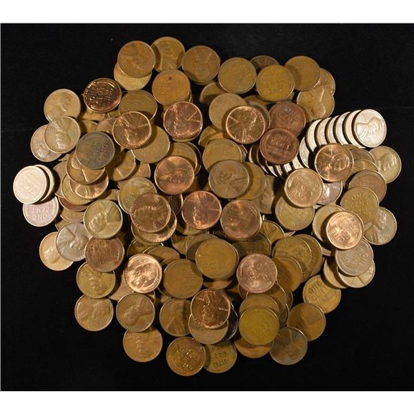 (200) "S" MINT WHEAT CENTS