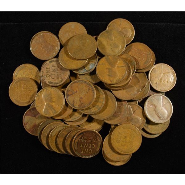 (59) P, D, & S LINCOLN WHEAT CENTS