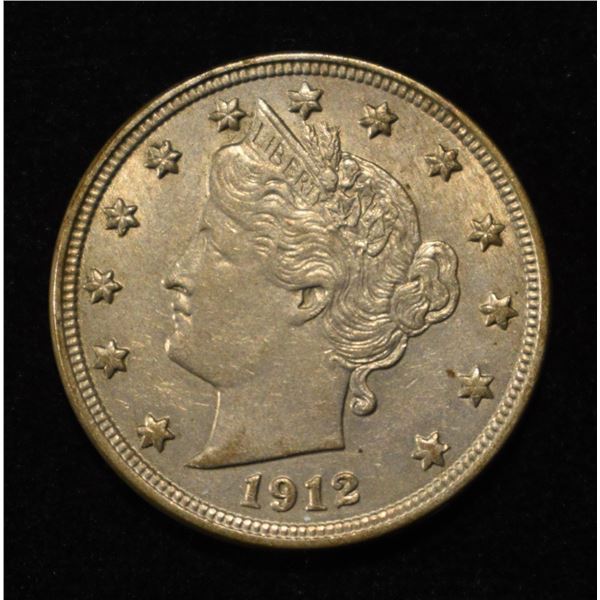 1912 LIBERTY V NICKEL CH/GEM BU