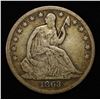 Image 1 : 1863-S LIBERTY SEATED HALF DOLLAR VF