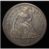 Image 1 : 1844 SEATED LIBERTY DOLLAR AU/BU