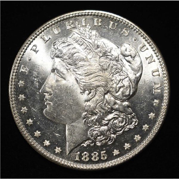 1885 MORGAN DOLLAR GEM BU
