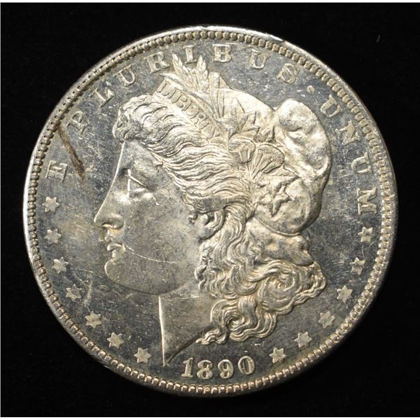 1890 MORGAN DOLLAR CH BU DMPL