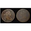 Image 1 : 1800 & 1808 HALF CENTS AG CORROSION