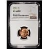 Image 1 : 1955 LINCOLN CENT NGC MS-66 RD