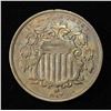 Image 1 : 1867 RAYS SHIELD NICKEL CH AU