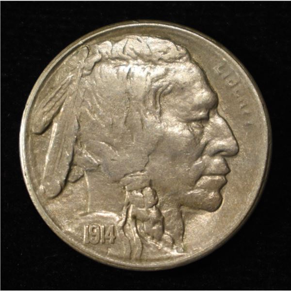 1914-S BUFFALO NICKEL CH AU