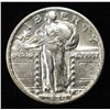 Image 1 : 1920 STANDING LIBERTY QUARTER AU/BU