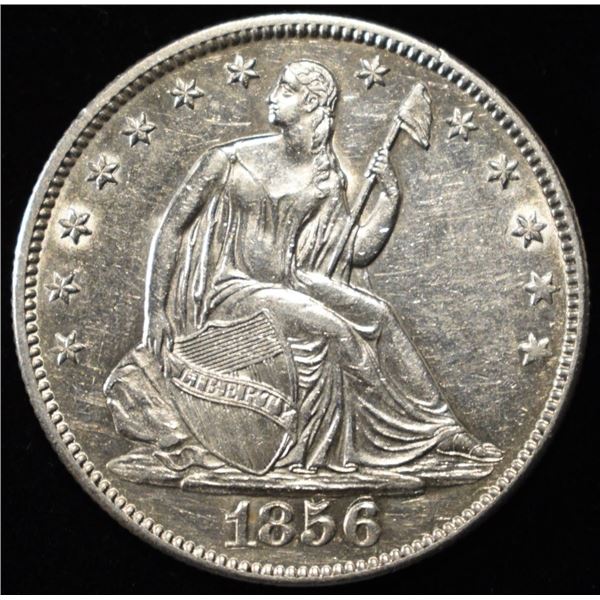 1856-O SEATED LIBERTY HALF DOLLAR BU