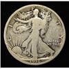 Image 1 : 1916 WALKING LIBERTY HALF FINE