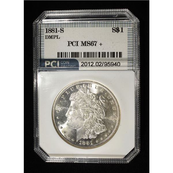 1881-S DMPL MORGAN DOLLAR SUPERB GEM BU