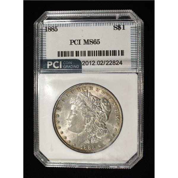 1885 MORGAN DOLLAR PCI GEM BU