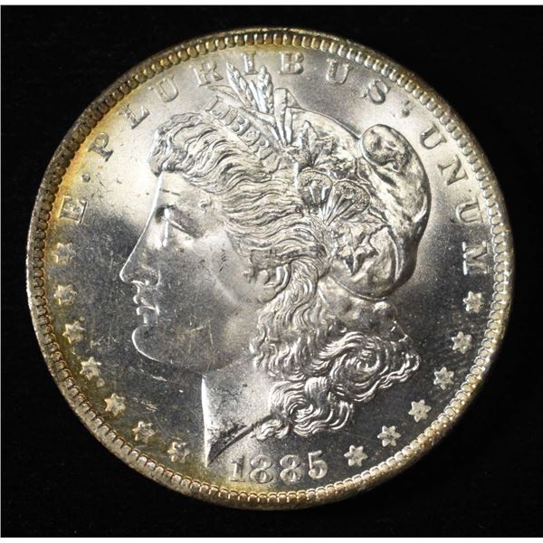 1885-O MORGAN DOLLAR GEM BU