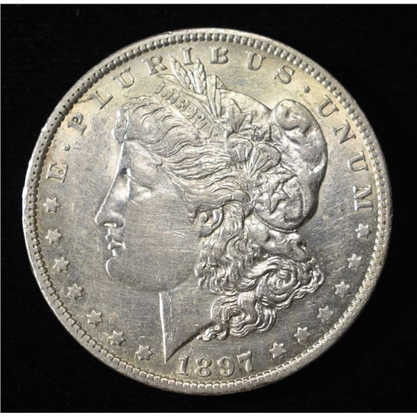 1897-O MORGAN DOLLAR CH AU