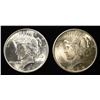 Image 1 : 1924 & 1925 PEACE DOLLARS CH BU