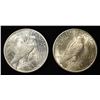 Image 2 : 1924 & 1925 PEACE DOLLARS CH BU