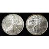 Image 1 : 2003 & 2005 AMERICAN SILVER EAGLES