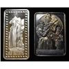 Image 1 : (2) 1 OZ .999 SILVER HAMILTON MINT BARS