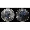 Image 2 : (2) 2013 1 OZ .9999 SILVER CANADA MAPLE ROUNDS