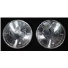 Image 1 : (2) 2023 1 OZ .9999 SILVER CANADA MAPLE ROUNDS