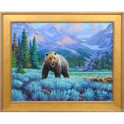 Mark Perry, oil on board