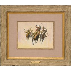 Frank Magsino, oil on board